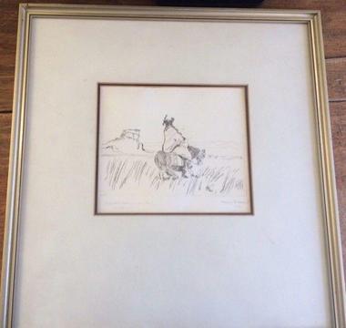 Nerine Desmond Basuto pony sketch 1936