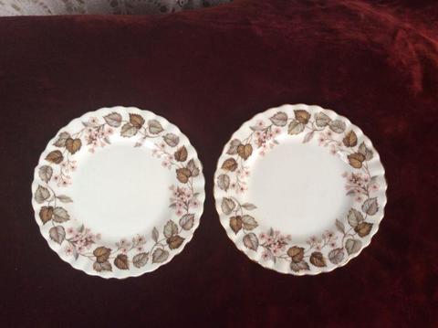 Two Vintage Royal Albert Side Plates., ‘Linda Lee’