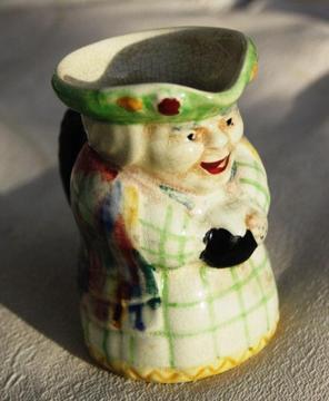 Miniature Toby porcelain jug made by Shorter and Son
