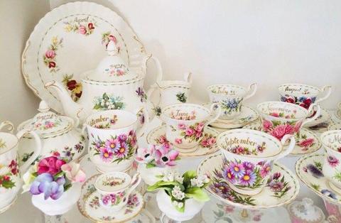 Royal Albert tea sets