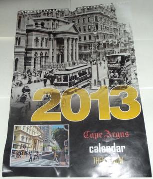 The Cape Argus 2013 Calender Then & Now Vintage Postcards