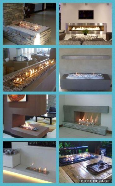 Drop in gas fireplaces