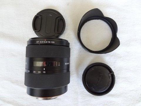 Sony 16-105mm f/3.5 - 5.6 DT A Mount Lens