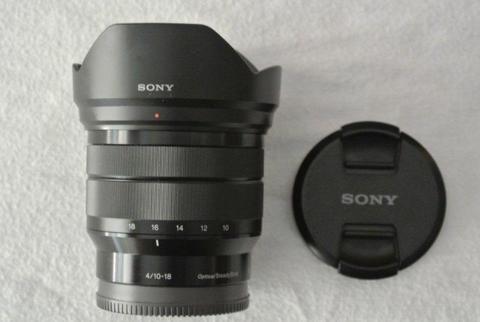 Sony E 10-18 F4 OSS Lens (E Mount) Mint Condition