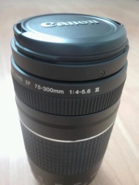 Canon 75 300mm lens