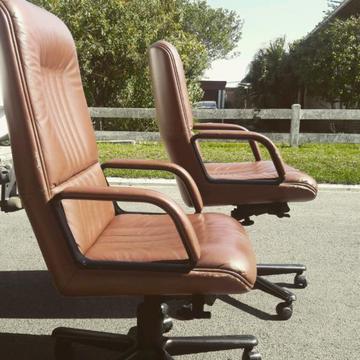 Pair of vintage swivel chairs