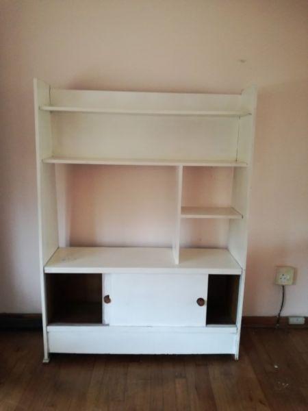 Single couch and Wall unit for sale