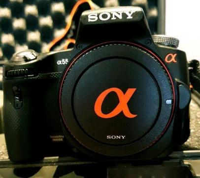 Sony A55 & A290 + Lenses + Pelican Case excellent condition