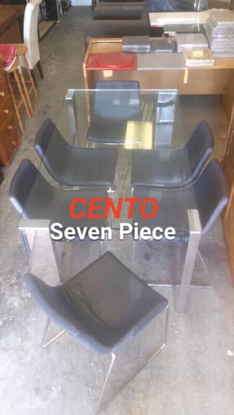 ✔ GORGEOUS!!! Cento 7 Piece Dining Room Suite