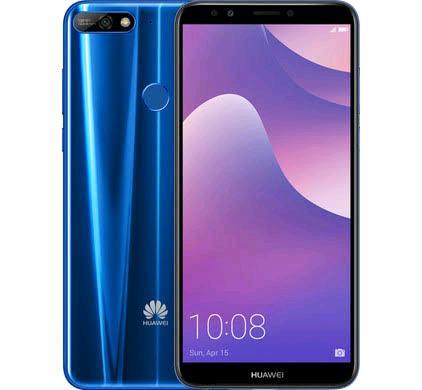 Huawei Y7 2018 metallic blue