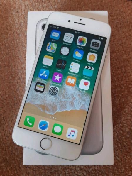 Iphone 7 128 Gb Silver With Box