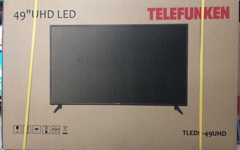 Tv’s Dealer: TELEFUNKEN 49” ULTRA HD LED BRAND NEW