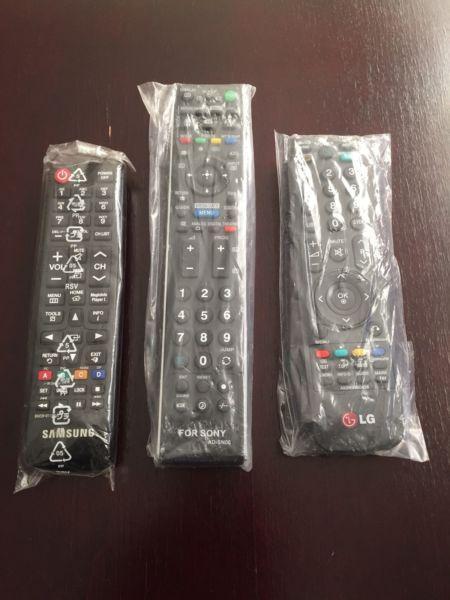 Brand new Samsung, LG and Sony original remotes for your Tv