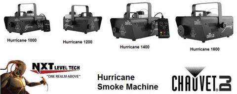 CHAUVET Hurricane Smoke Machine Series, FULL 12 MONTH WARRANTY