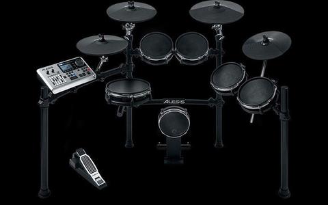 Alesis DM10 Studio Mesh Kit Six-Piece Electronic Drum Kit with Mesh Drum Heads