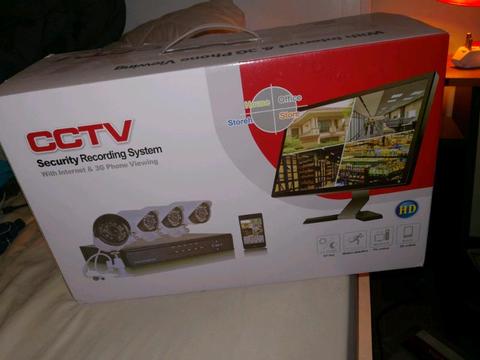 4 camera cctv system