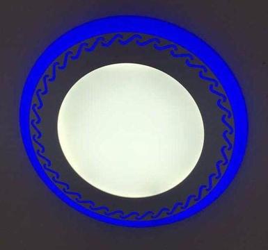 LED Downlight Round 6W 9W 16W 24W 3 Model LED Lamp Double Color Panel Light two Color Ceiling Recess