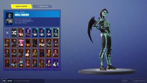 Fortnite account with a lot of good skins