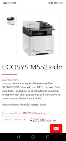 Kyocera Ecosys M5521 cdn printer