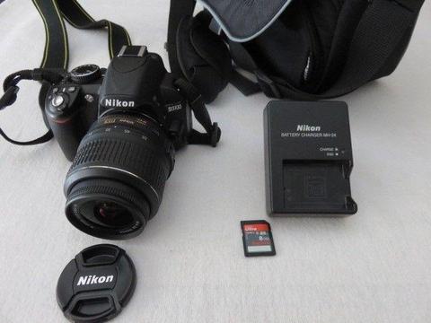 Nikon D3100 SLR camera with 18-55mm Lens