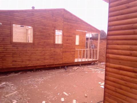 Wooden huts