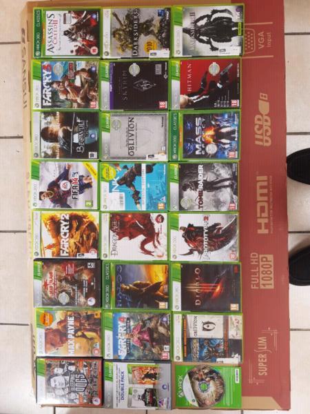 Xbox360 plus 35games