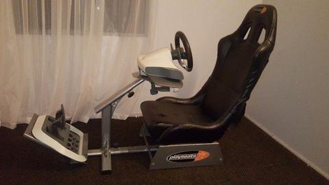 Playseat with Xbox360 Steering Wheel