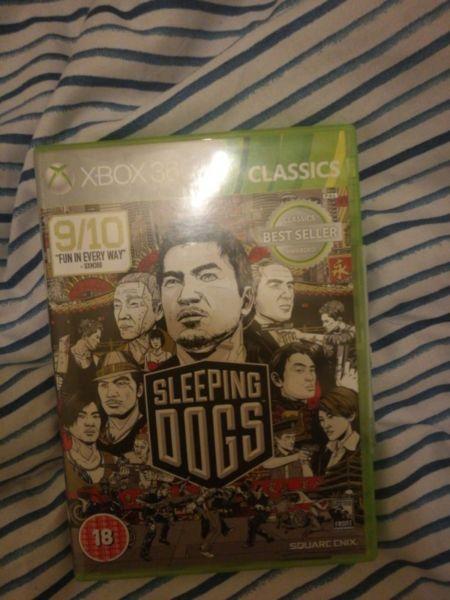 Selling xbox 360 game:sleeping dogs....2nd hand game but still in good condition