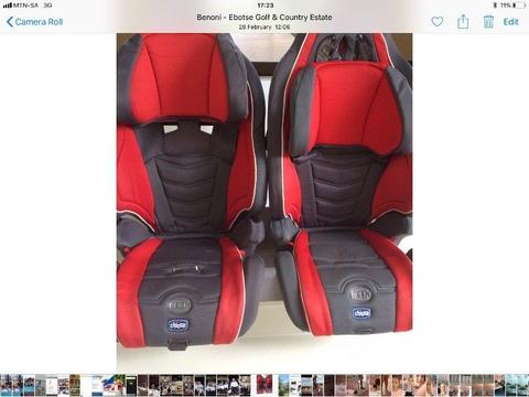 Chicco booster seats