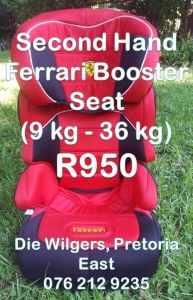 Second Hand Ferrari Booster Seat (9 kg - 36 kg)