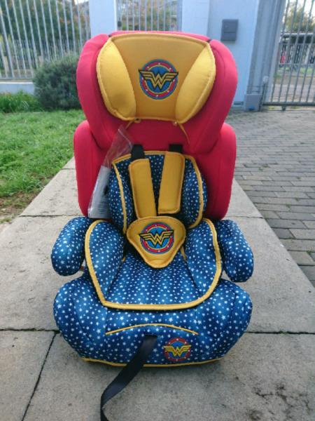 Brand new Wonder Woman Booster / car seat