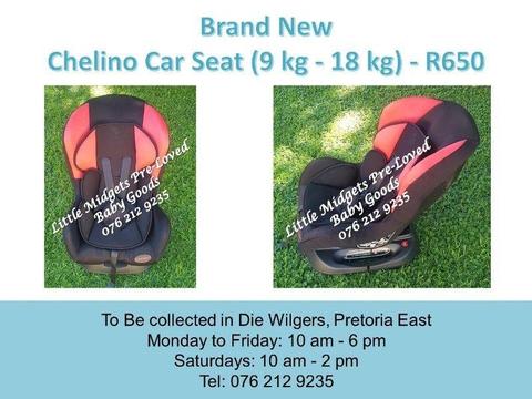 Brand New Chelino Car Seat (9 kg - 18 kg)