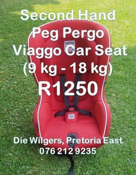 Second Hand Peg Pergo Viaggo Car Seat (9 kg - 18 kg)