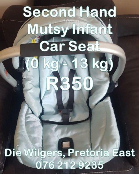 Second Hand Mutsy Infant Car Seat (0 kg - 13 kg)