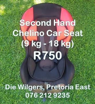 Second Hand Chelino Car Seat (9 kg - 18 kg)