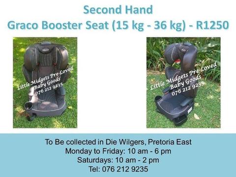 Second Hand Graco Affix Booster Seat (15 kg - 36 kg)