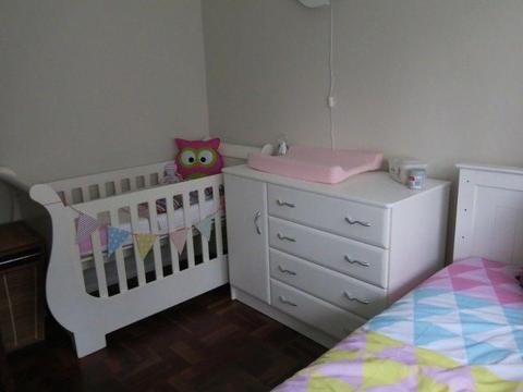 Wooden Cot and Compactum