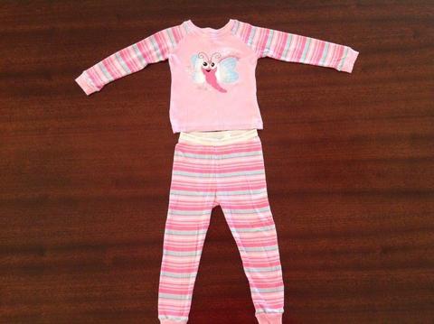 Girls 2-3yrs Pink Pyjamas