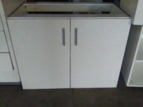 5 Piece White Kitchen Cabinets