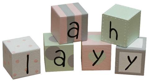Alphabet Letter Blocks for Baby Nursery