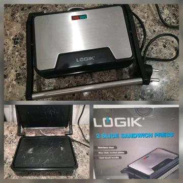 LOGIK 2 SLICE SANDWICH PRESS