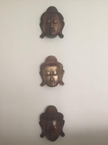 3 Buddha Heads @ R1500