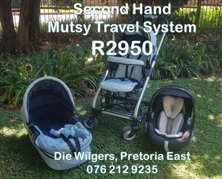 Second Hand Mutsy Travel System