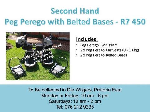 Second Hand Peg Perego with Belted Bases
