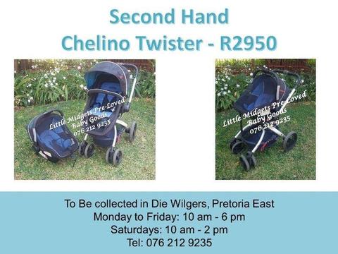 Second Hand Chelino Twister (Dark Blue and Black)