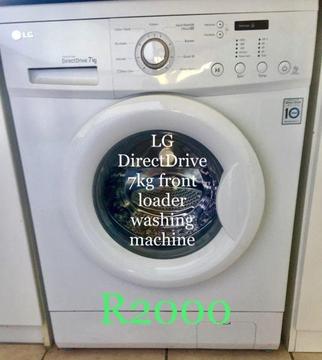 LG Direct Drive Front Loader Washing Machine 7kg