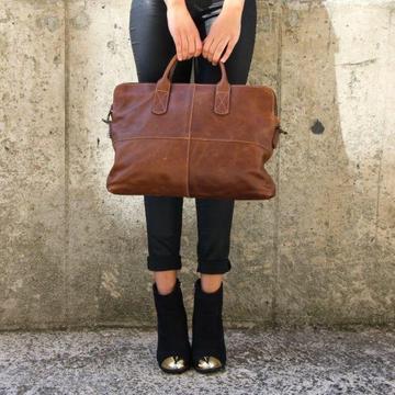 Ladies Genuine Leather laptop bag