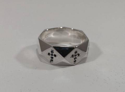 Solid Handmade Silver Unisex Ring