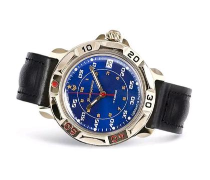 Vostok Komandirskie Russian Military Mechanical Watch - Blue Dial