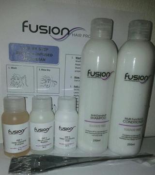 FUSION Brazilian 50ml DIY Kit R350+ 250ml Sulfate Free Shampoo and Conditioner
